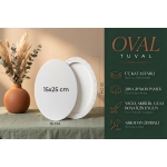 15x25cm Oval Tuval