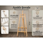 175cm Ahşap Şovale
