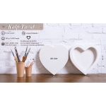 25cm Kalp Tuval