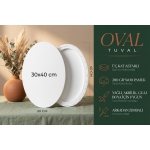 30x40cm Oval Tuval