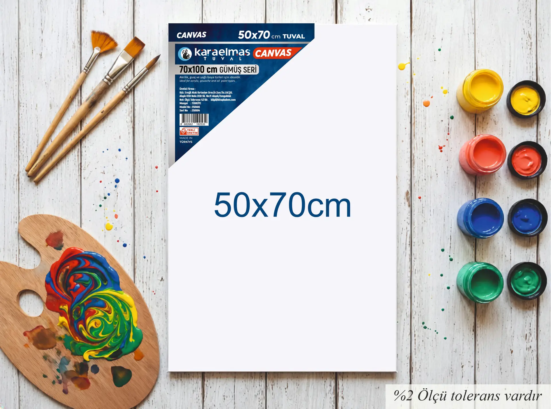 50x70 50x70cm Standart Tuval - Görsel 1