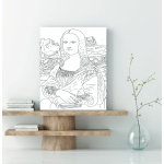 Mona Lisa Boyama Tuvali