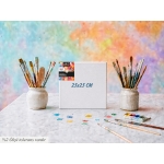25x25cm Sanatsal Tuval